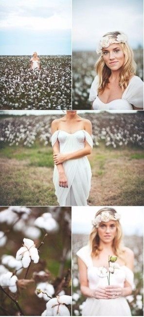 Novias con algodón