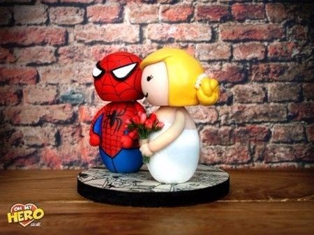 Cake toppers superhéroes