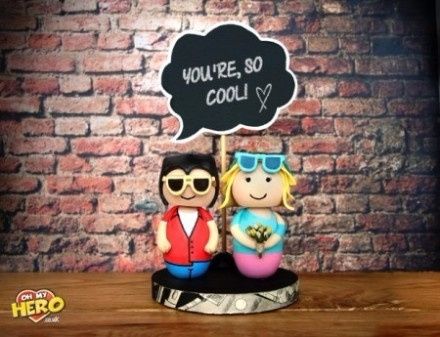 Cake toppers superhéroes