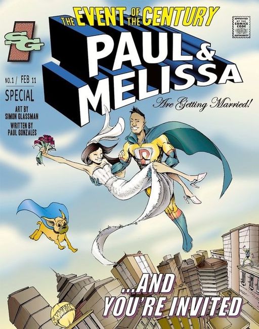 Save the date cómic