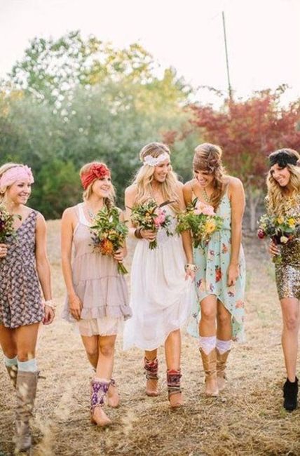Damas de honor boho