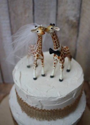 Cake topper de animales