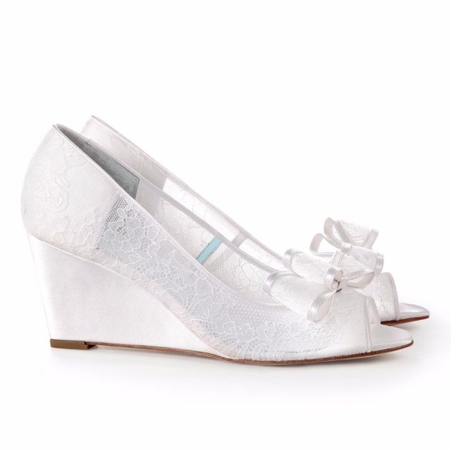 Zapatos de plataforma para novia