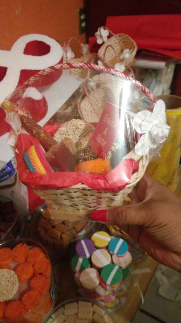 dulcero con tarjeta de agradecimiento!