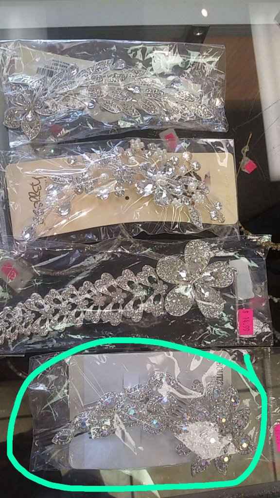 Avances a 52 días! tocado, collar & pulsera! - 3