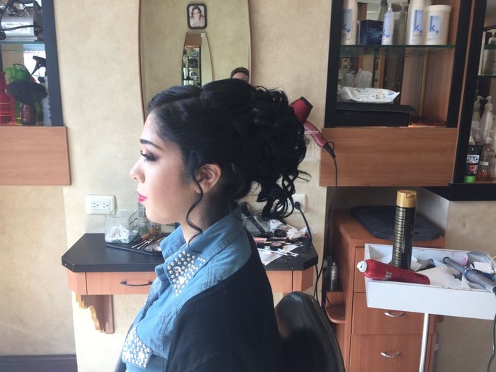 Prueba de maquillaje y peinado! - 4