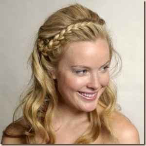 Trenza con suelto