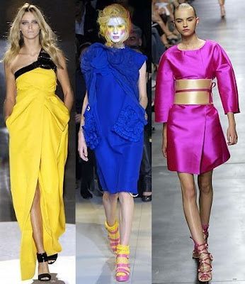 Vestidos contrastantes damas