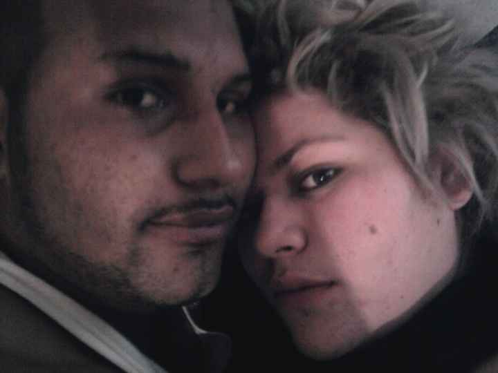 la primera foto con mi amors 