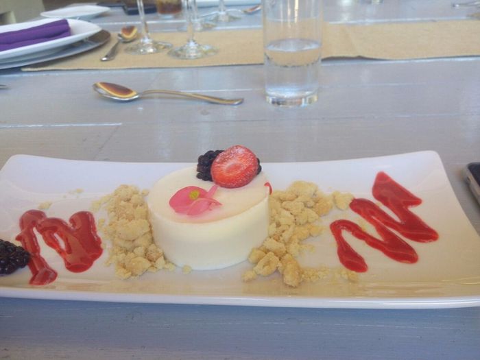 Tartaleta de chocolate blanco con zarzamora