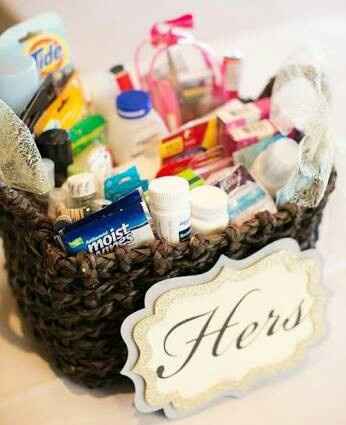 Canasta para baño & kit para novia - 1