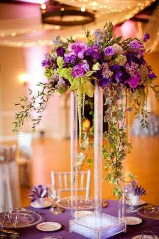Arreglos de mesa, boda de dia - 1