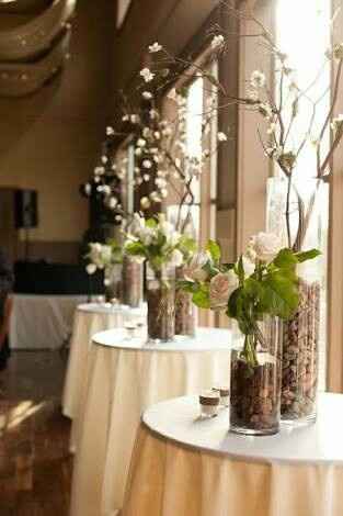 Arreglos de mesa, boda de dia - 10