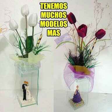 Arreglos de mesa, boda de dia - 12