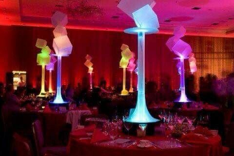 Centros de mesa neón - 10