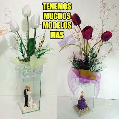 Arreglos de mesa, boda de dia - 12