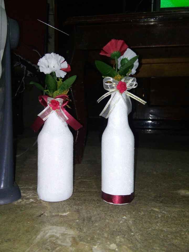 Help!!!!! que opinan de mis botellas?? seviran como numeradores de mesa - 1
