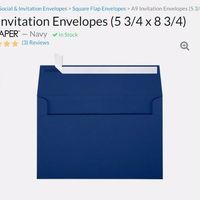 Sobres azul navy