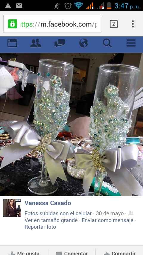 Copas decoradas