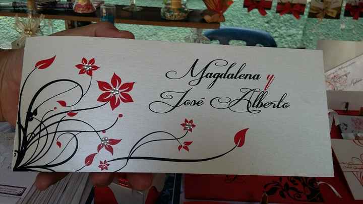 Ayuda nenas invitaciones para mi boda rojo con blanco :) - 1