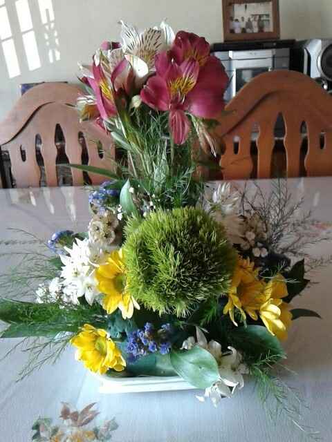 Listos nuestros centros de mesa - 1