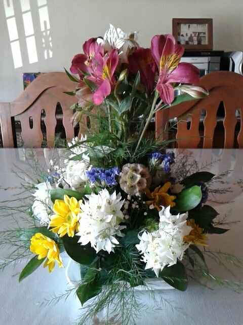 Listos nuestros centros de mesa - 3