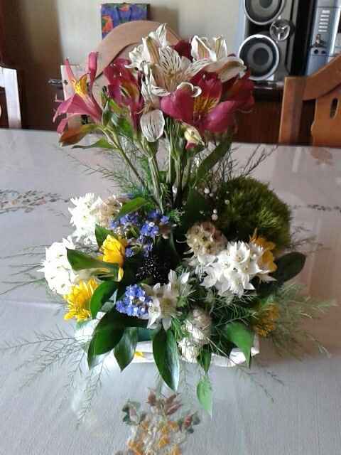 Listos nuestros centros de mesa - 4