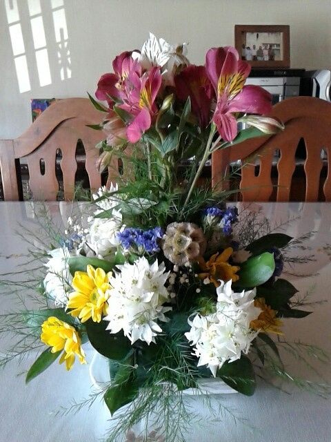 Listos nuestros centros de mesa - 3