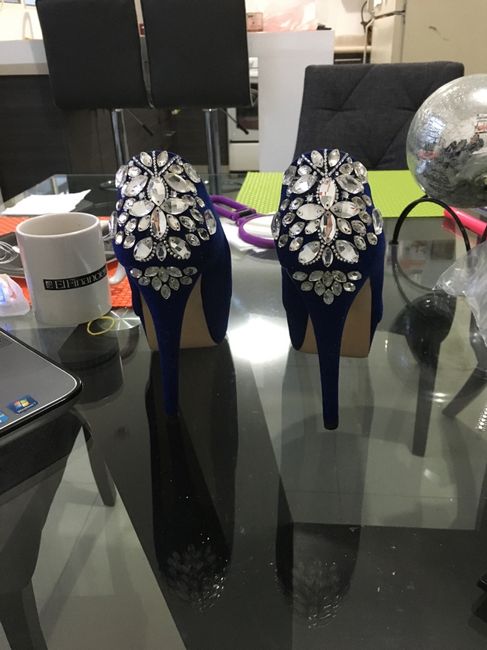 Zapatos azules para novia ¿dondé consigo? - 1