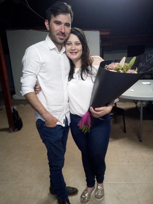 Me llevó flores
