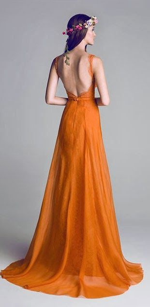 Vestidos para dama Naranjas! 4