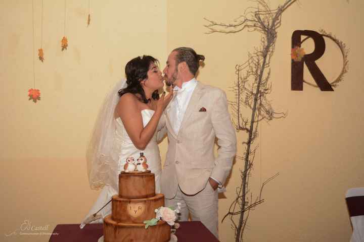 Nuestro pastel de utileria!!! (Nuestro tema fue otoñal)