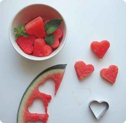 Para botanita tierna y saludable fruta