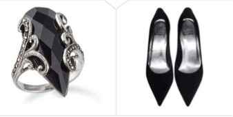 el anillo y las zapatillas