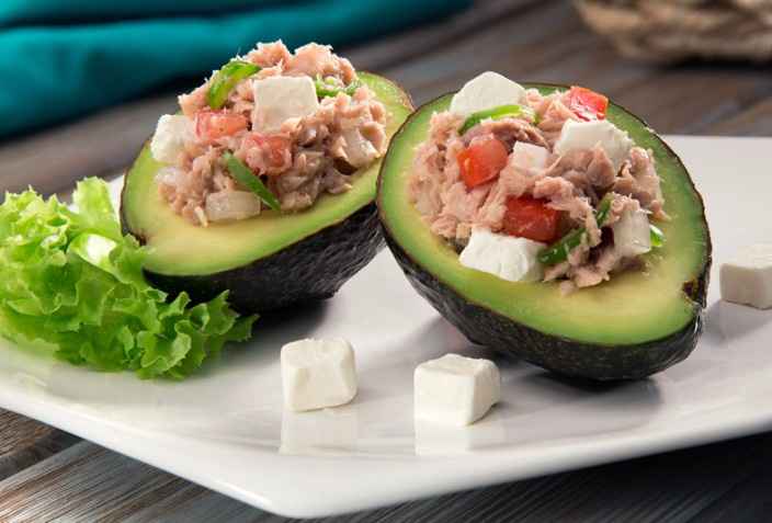 este es otro aguacate relleno pero sin el atun ya q como daras birria nada q ver el marisco