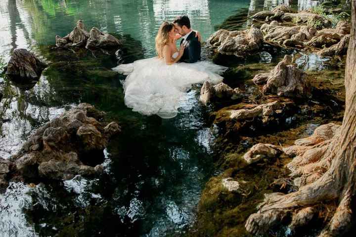 una toma romantica