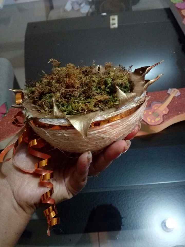 Es un nido de pajaritos, aunque estoy pensando en pintarlo cafe, ustedes que opinan lo dejo asi?
