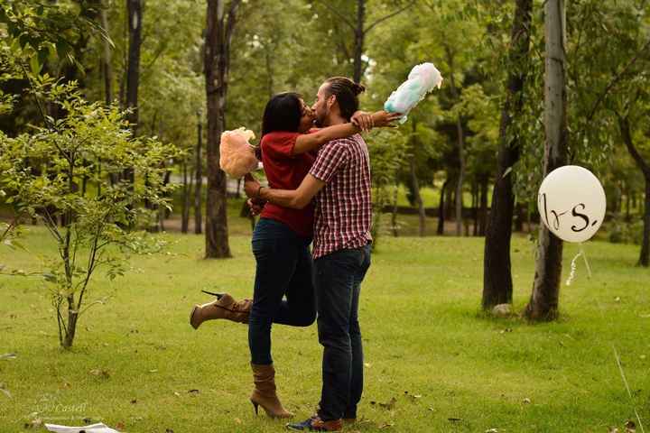 Beso de pie