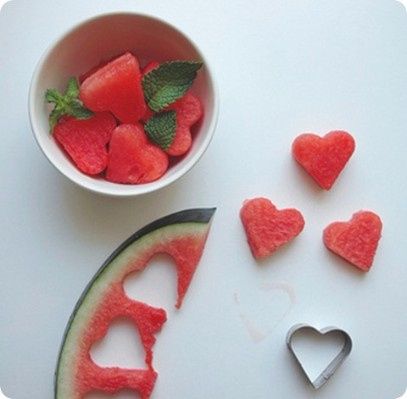 Para botanita tierna y saludable fruta