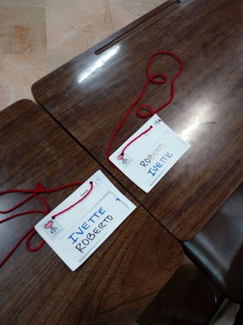 Nuestros gafetes!