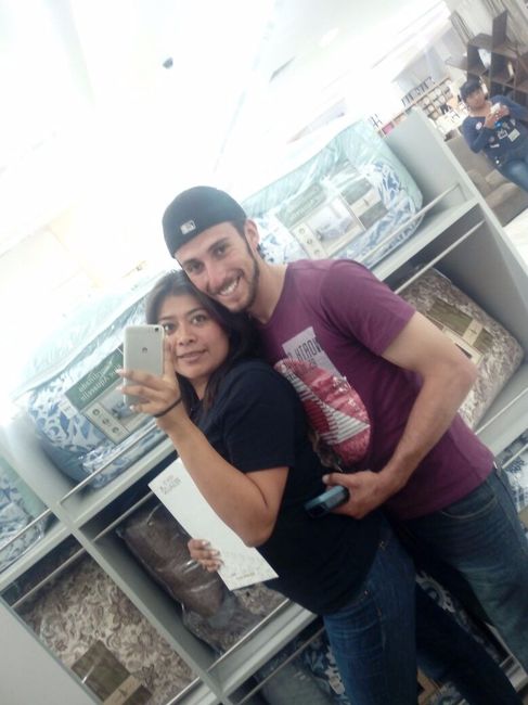 Foto con la maquinita en el area de blancos jijiji