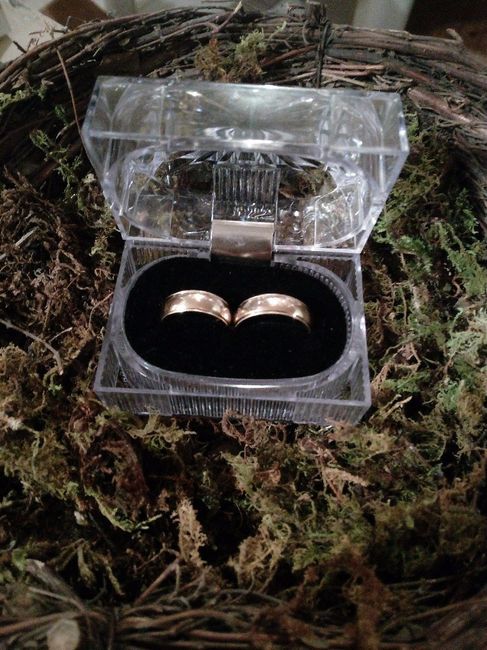 Porta anillos y anillos :D