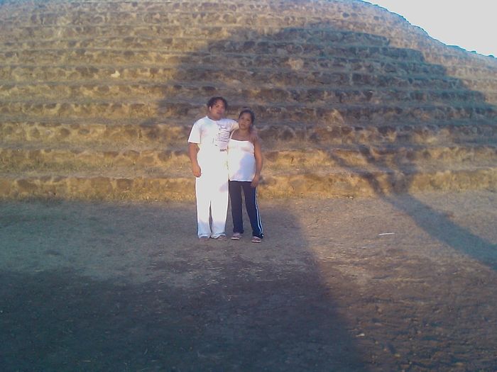mi esposo y yo en un lugar maravilloso