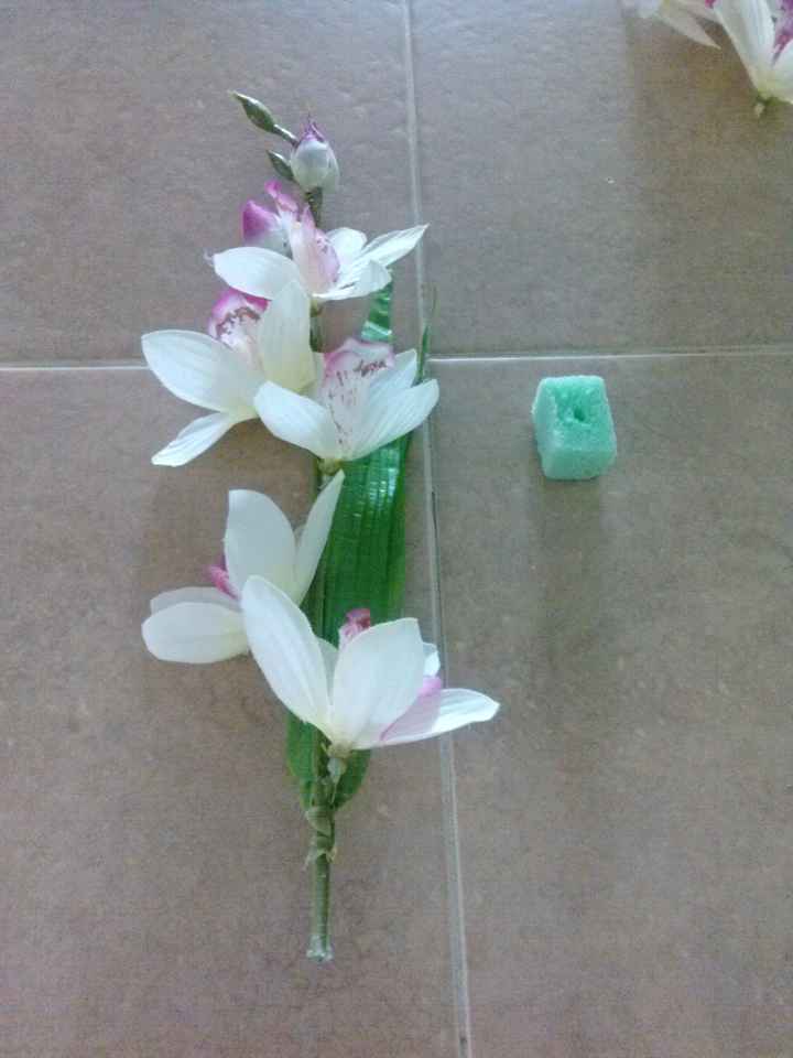 Flores de plastico