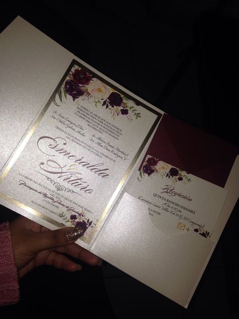 Les comparto la muestra de la invitación que elegi❤️ - 2