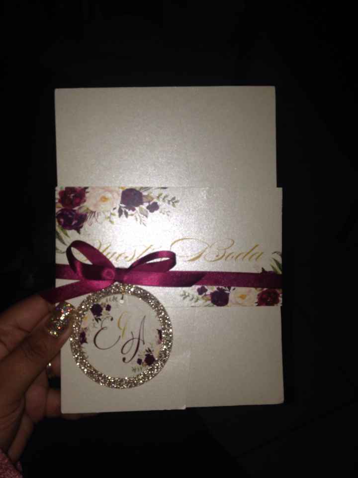 Les comparto la muestra de la invitación que elegi❤️ - 1