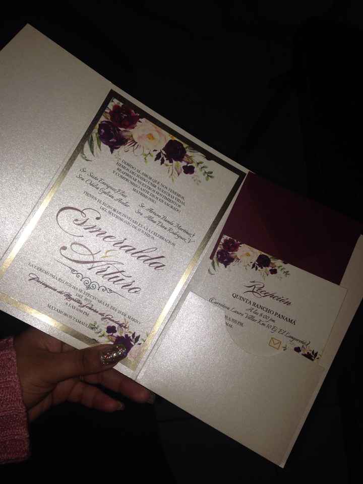 Les comparto la muestra de la invitación que elegi❤️ - 2