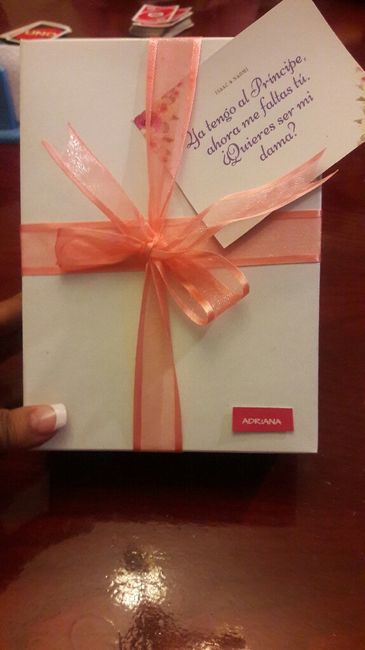 cajita Económica para damas de honor - 1