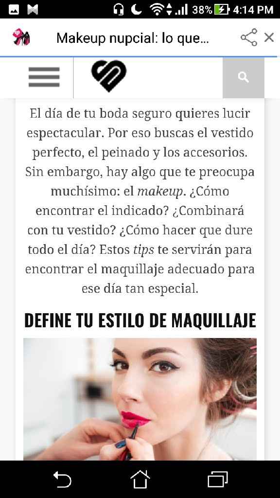 Artículo nupcial makeup - 2