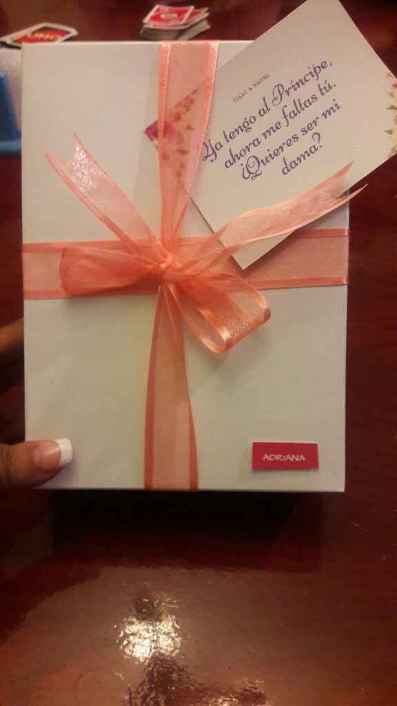 cajita Económica para damas de honor - 1